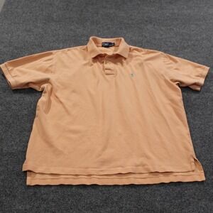 Polo by Ralph Lauren Mens‎ XL Polo Shirt Classic Fit Short Sleeve Peach